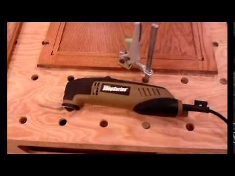 Cabinet door panel glass replacement