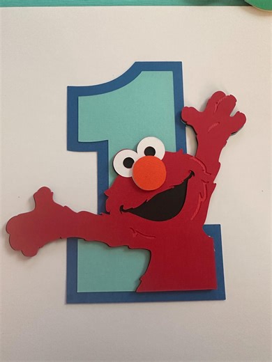 Sesame Street Centerpiece Cutout, Elmo Birthday, Elmo, Birthday, Sesame Street 1st Birthday - Etsy