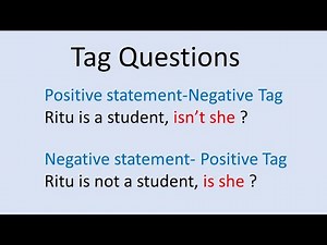 Tag Questions | English Grammar