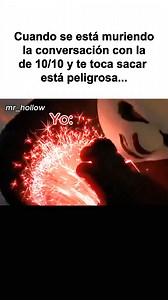 2M views · 33K reactions | Una técnica infalible #mrhollow #hollowknight #humor #memes #kunfupanda . . . Cuando se está muriendo la conversación con la de 10/10 y te toca sacar está peligrosa... Quieres saber el lore de hollow knight? | Mr hollow | Facebook