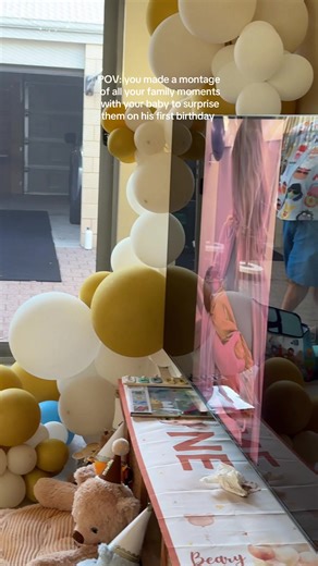 Heartfelt First Birthday Keepsake Video Montage