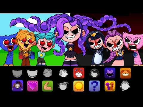 Poppy PlayTime 5 - Sprunki LILY LoveBraids SIGMA Mod! Rory And Huggy VS GuguGaga and Rumi!