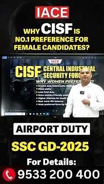 Why CISF is No.1 Preference for Female Candidates | SSC GD 2025–26
