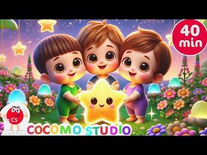 40 Minutes Sing Along Twinkle Twinkle Little Star | Toddler Educational Video with Music & Animation