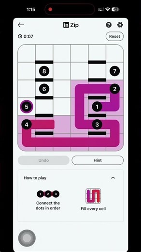 LinkedIn Zip 576 | LinkedIn Zip #576 14 October 2026 #puzzle #linkedin #solution