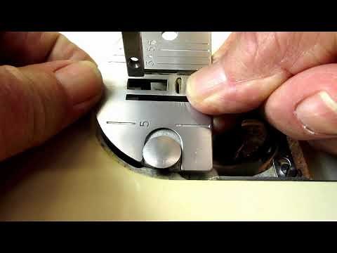 How to Adjust the Feed Dog on a Singer Model 353 Genie Sewing Machine