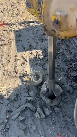 Auger Drilling Process #Construction #Machinery #Drilling