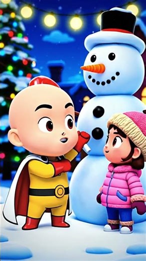 Adorable Saitama Chibi 🍬 Fights for a Giant Lollipop!#saitama #shorts #animation#OnePunchMan