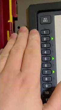 How to page on an ECC-50/100. #firesafety #firealarms #firealarmfriday #firealarmsystem