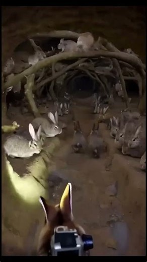 Look, How do the rabbits live in their hutch??😲 #shorts #explore #viral