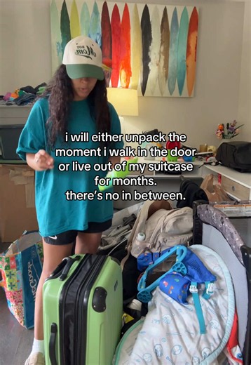 for the betterment of my family, we unpack 🥲 #travel #unpacking #vaction #parentinghumor #momlife