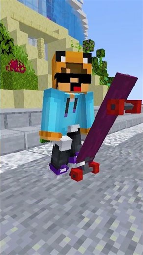 NOW YOU HAVE SKATEBOARDS in MINECRAFT #minecraft #shorts #tiktok