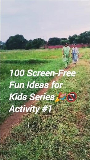 100 Screen-Free Fun Ideas for Kids 🎉📵 | Series | Activity #1
