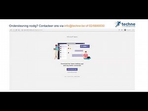 Microsoft Teams training: Teams installeren