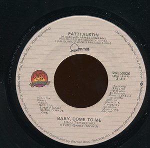 Patti Austin - Baby, Come To Me / Solero