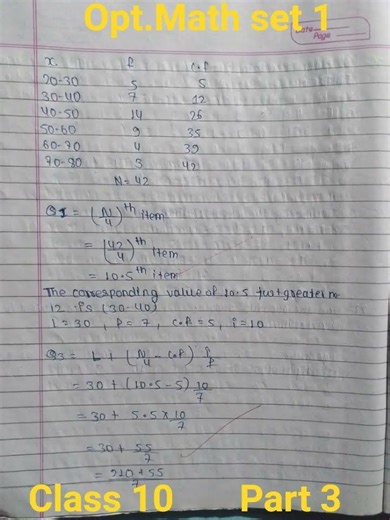 Class 10 Optional math set 1 Neema publication old is gold tenset solution