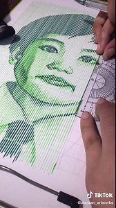 HAPPY BIRTHDA sa bunsong madaldal 💕😍 hahaha try ko lang yung gantong style hehe 😅 #portraitartist #artistontiktok