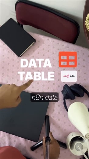 Devalnath Manikandan on Instagram: "New Data Tables Features helps create, record, get and delete records of data which lives right inside n8n You can run super fast sql queries now Comment “Data” and I will send you the n8n documentation of this node"
