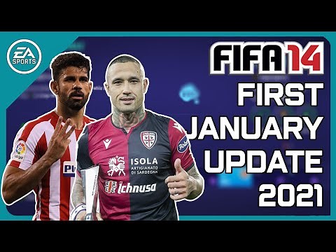 FIFA 14 Database Update 2021! First January Update Transfer with wonderkids added!! | FIFA 14