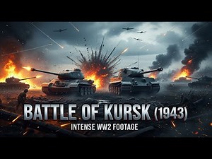 WW2: Battle Of Kursk (Intense Real Footage) | The Largest Tank Battle in History (1943)