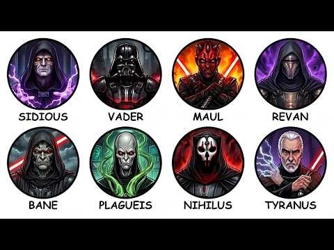Every Sith Lord Explained in 16 Minutes