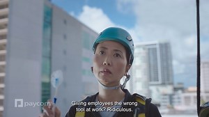 When you use the wrong tool for the job, efficiency flies out the window. See how the right tool for HR and payroll makes your processes shine. #TheWrongTool http://ms.spr.ly/6184bVOvw | Paycom