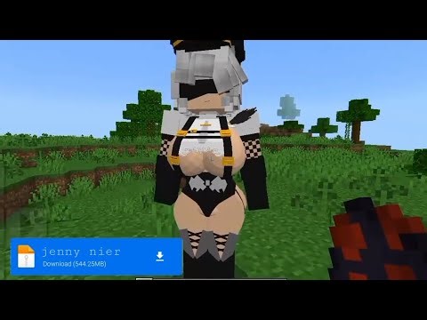 How to download Jenny mod in Minecraft pe | jenny mod nier in Minecraft 😝