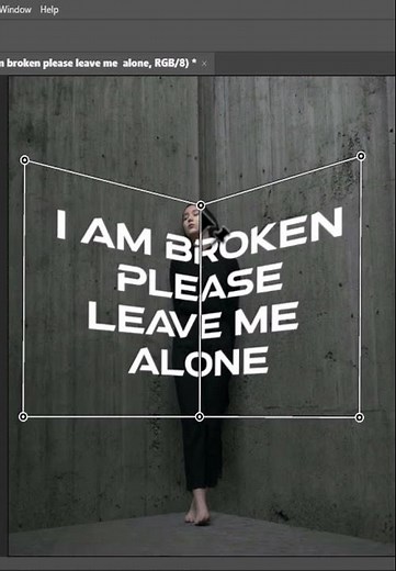 How to warp realistic way with help of perspective warp tool in photoshop #photoshop