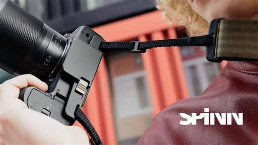 SWIFT-LOCK DSLR or mirrorless bottom camera strap mount