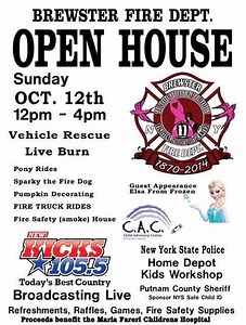 Don't Miss: Brewster Fire Department Open House Oct. 12