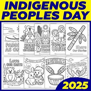 Printable Indigenous Peoples Day | Preschool & Kindergarten Coloring