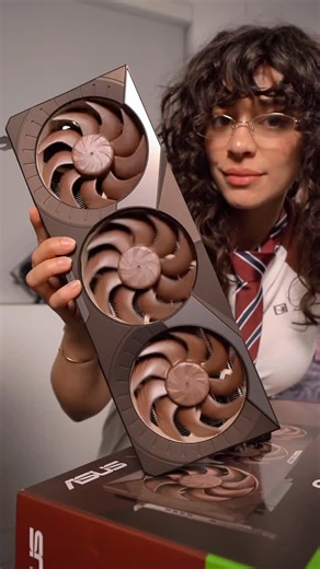 Hall Of Tech on Instagram: "And finally, Pt.2😌 hope you guys enjoyed it as much as I built it🥹🫶🏼 @noctua_at @asususa . . . . #HallOfTech #techbaddie #pcbuild #custompc #pc #limitededition #fyp #tech #pcgaming #gamingpc #pcbuild"