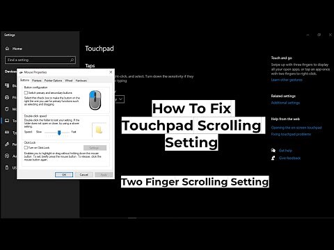 How To Fix Two Finger Scroll Not Working on windows 10