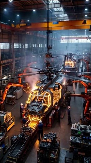 How A Military Helicopter Is Built—Inside The Helicopter Factory !