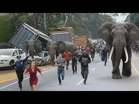 99 Most BRUTAL ANIMAL ATTACKS Caught on Camera #02