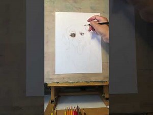 Live replay / How to Draw a Golden Retriever with Colored Pencils /ASMR/Beginners/Tutorial