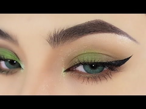 Light Green Eye Makeup Tutorial | Makeup tutorial #eyemakeup
