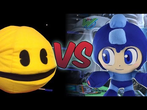 PAC-MAN VS MEGA MAN - Super Smash Bros. Plush