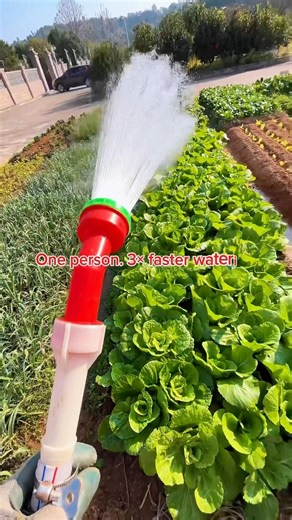 $3 Nozzle, 3× Faster Watering #agriculture #items #farming