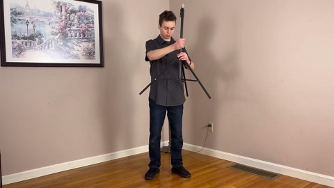 Green Screen Backdrop Kit, Portable Greenscreen Background with T-Shaped Stand, 5 Clamps & Carrying Bag for Photography, Streaming, Zoom, Gaming, (Green, 6.5 Feet X 5.0 Feet)