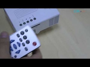 RuiQ UC-28 24W Portable Mini LCD Projector w/ 3.5mm / SD Card Slot / AV / VGA / USB - DX