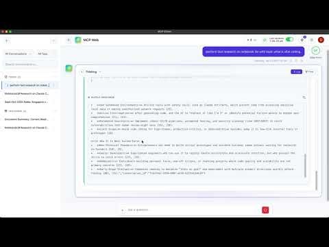 Build an AI Agent That Talks to NotebookLM Using a Custom MCP