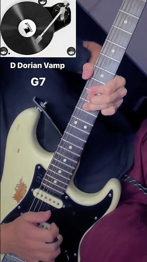 Easy Dorian Blues guitar licks 🎸