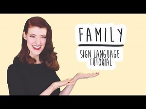 Family - Sign Language Tutorial (BSL)