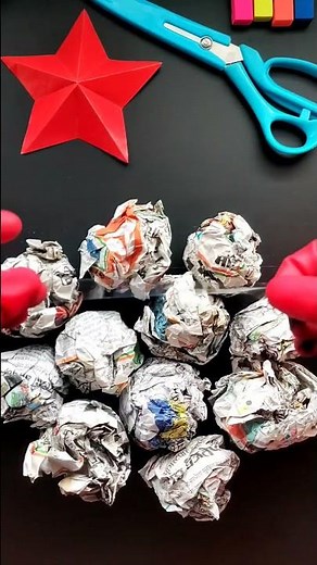 Making paper hill for miniature landscape #diy #crafts #art