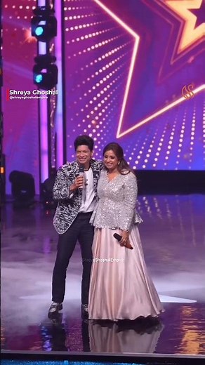 Shreya Ghoshal and Shaan deliver a beautiful Char Kadam performance on India’s Got Talent.🩷😭