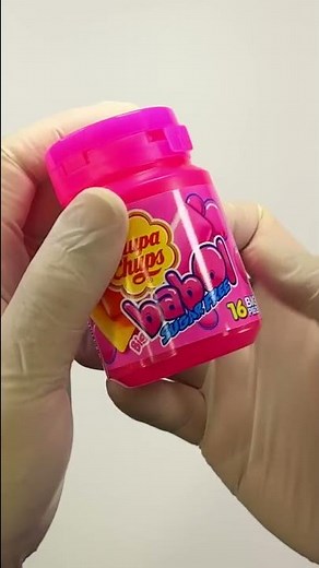Chupa Chups Big Babol Bottle Sugar Free Bubble Gum