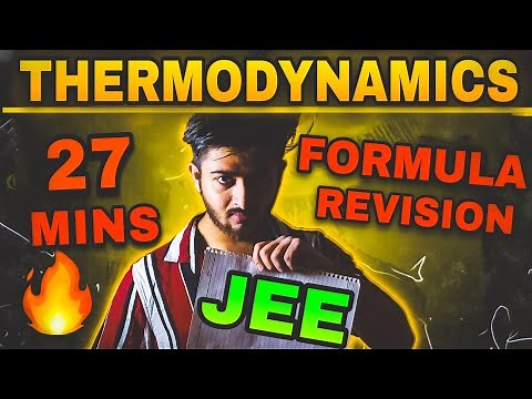 🔥THERMODYNAMICS ALL FORMULA REVISION🔥 || JEE 2024 #iit #jee #physicswallah #jee2024