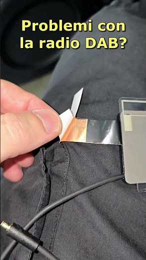 DAB radio antenna installation errors #ilpuntomanutenzione #carradio #dab #doit #carmaintenance