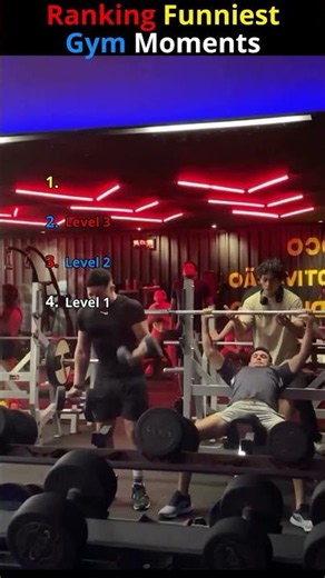 Ranking The Funniest Gym fails Moments #gymfails #funny #shorts